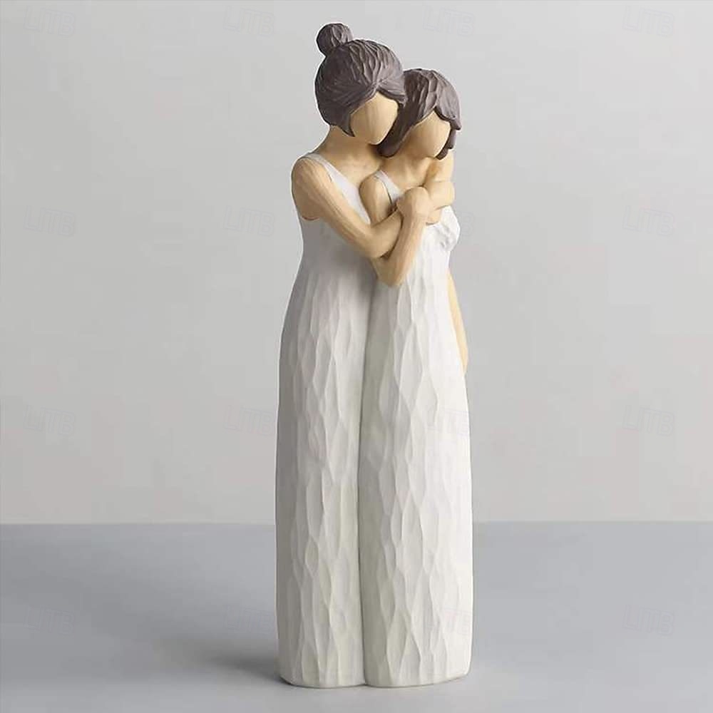 varig vennskap harpiks hjerte-søster statue - perfekt for jul, takksigelse, valentinsdag, morsdag  & konfirmasjonsgaver 2025 - $20.99 –P4