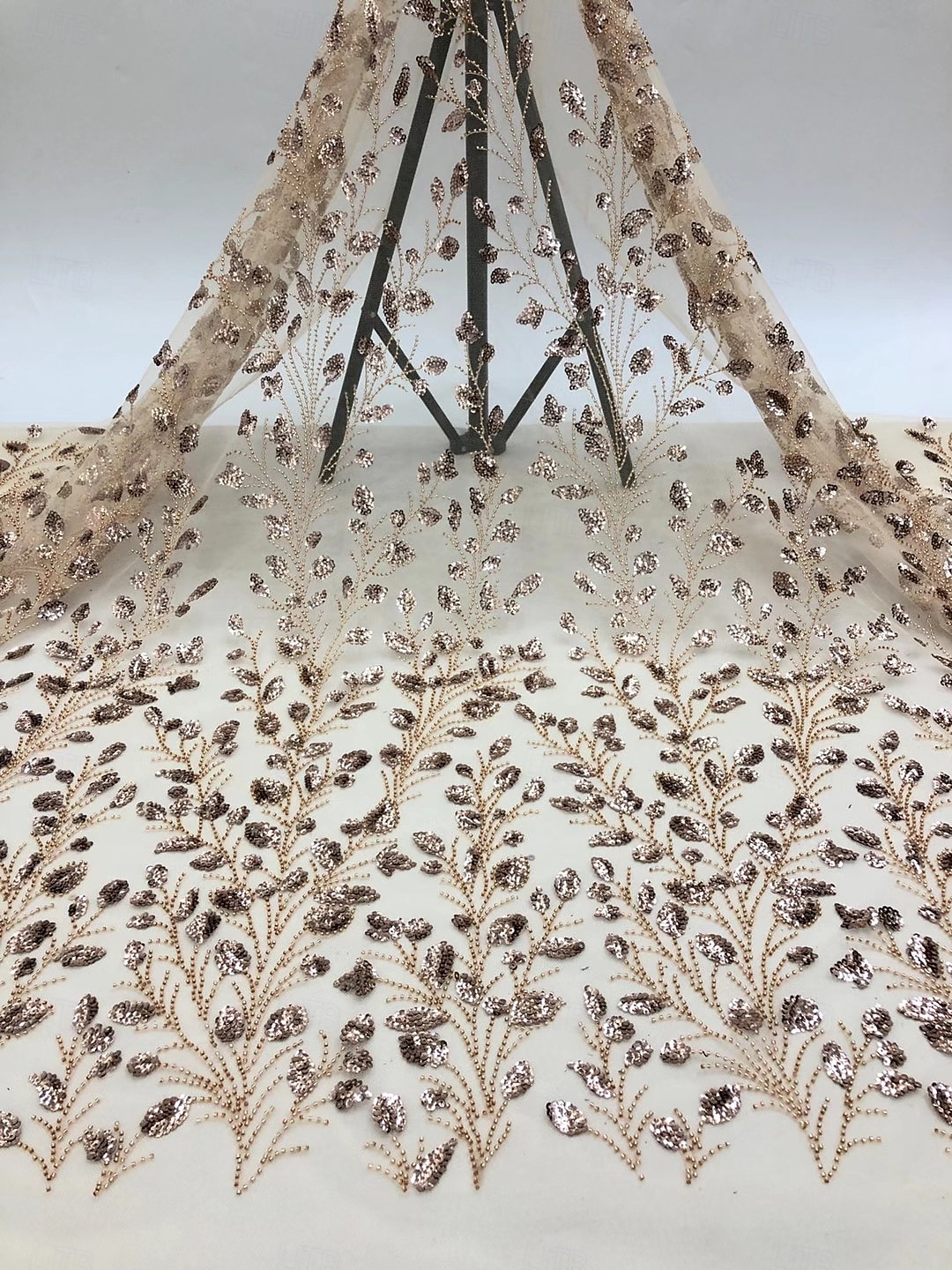 Vestido A-Línea Vestido de la Madre de la Novia Elegante Vintage Cuello en V Larga Chifón Manga Larga con Bordado de Lentejuelas de Flores 2025 - $170.99 –P3