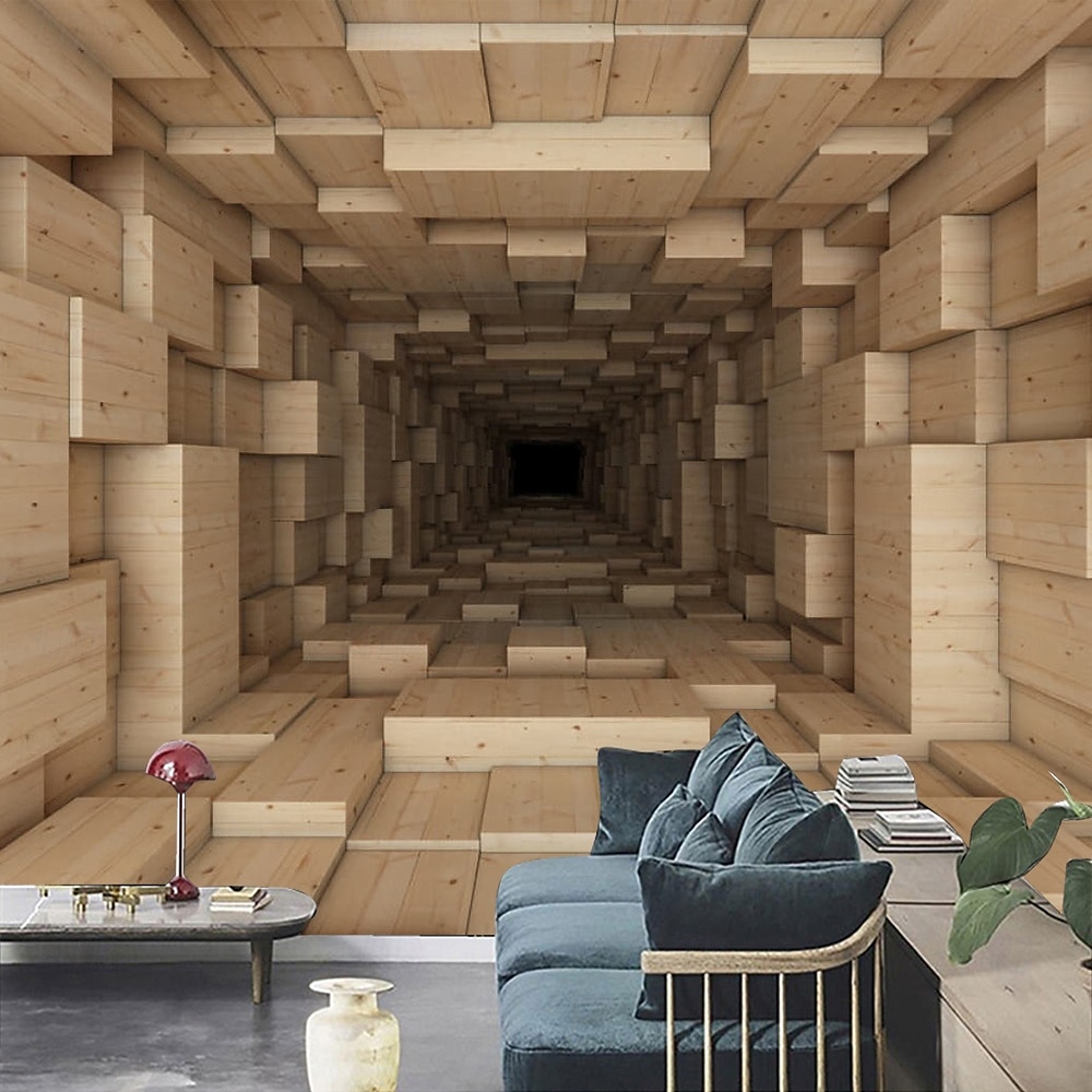 Landskap Hule 3D Tapet Hjem Dekorasjon Vegg Mural Rull Peel og Stick Avtagbart PVC/Vinyl Materiale Selvklebende/Krever Lim Veggdekorasjon Stue 2026 - $16.99 –P8