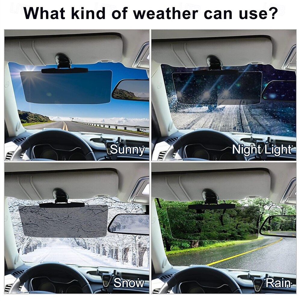 Car Sun Visor Universal Anti-Glare Polarized Car Visor Extension Sun Blocker Protects From Stray Light Snow Blindness And UV Rays 2025 - $33.99 –P2