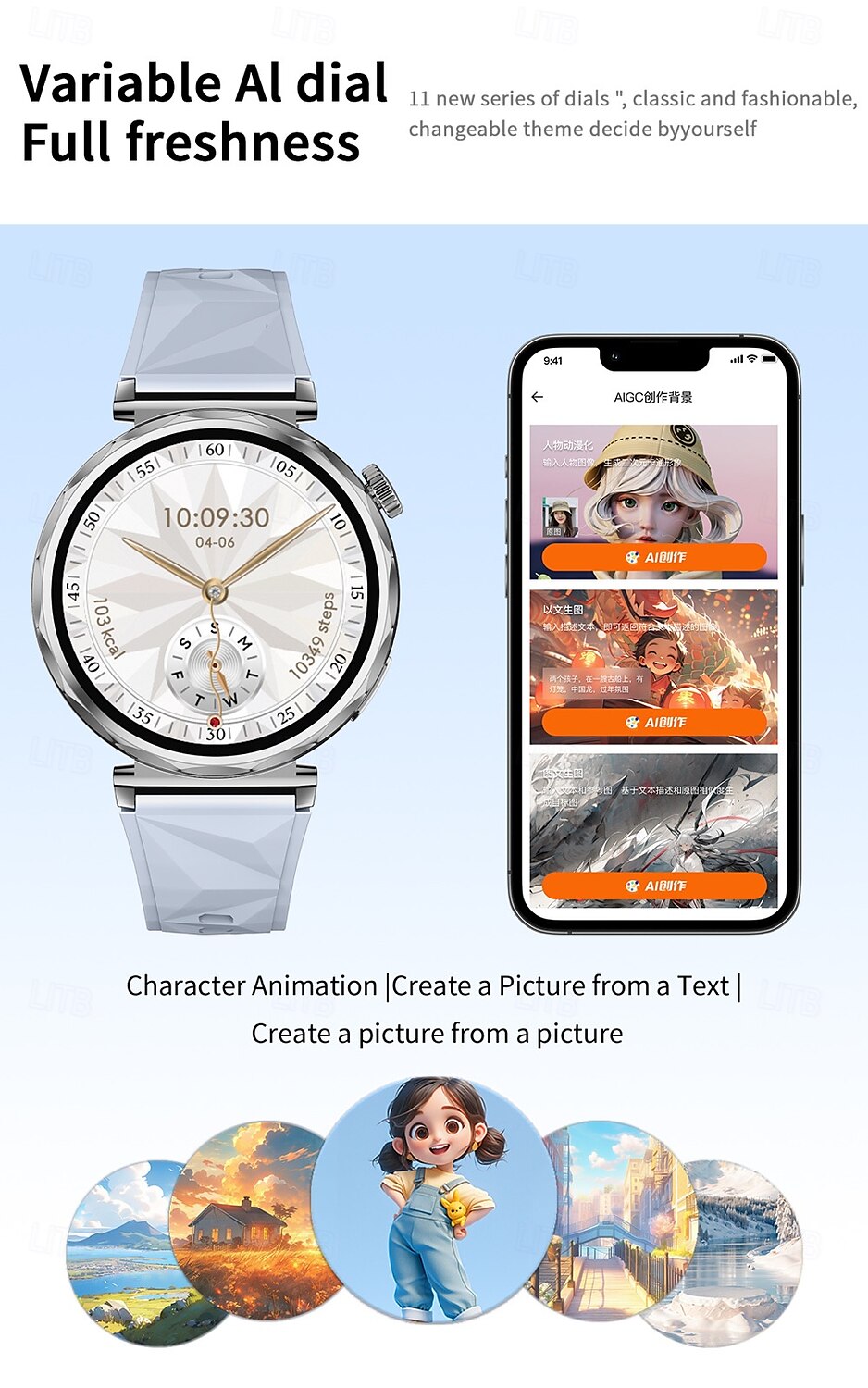 2025年 696 JSWatchCT5mini スマートウォッチ 1.3 インチ スマート·ウォッチ ブルートゥース 歩数計 着信通知 睡眠サイクル計測器 と互換性があります Android iOS 女性 男性 防水 メディアコントロール メッセージ受信通知 IP68 40mmの時計ケース  コレクション – $62.99 –P10