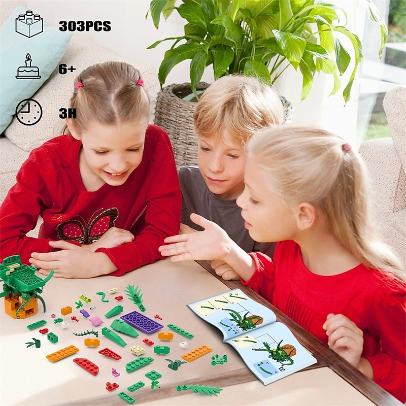 Audrey ii set de blocuri de construcție floare piranha mic magazin al ororilor kit de construcție floare canibal cărămizi de construcție jucării cadouri pentru băieți fete copii adulți (303 bucăți) 2025 - $29.99 –P4