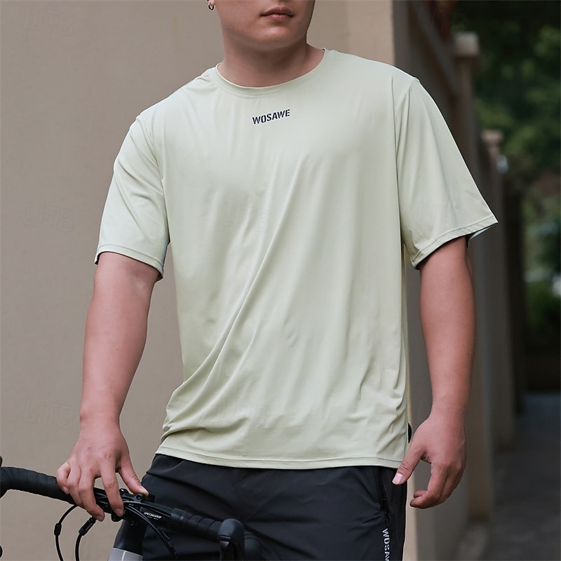Męskie Damskie Koszulka rowerowa Litery i cyfry Krótki rękaw Rower Tee Tshirt Dżersej Top z 3 tylnymi kieszeniami Kolarstwo górskie Szybkie wysychanie Oddychający Sport Czarny Biały Zielony Odzież 2025 - $50.99 –P6