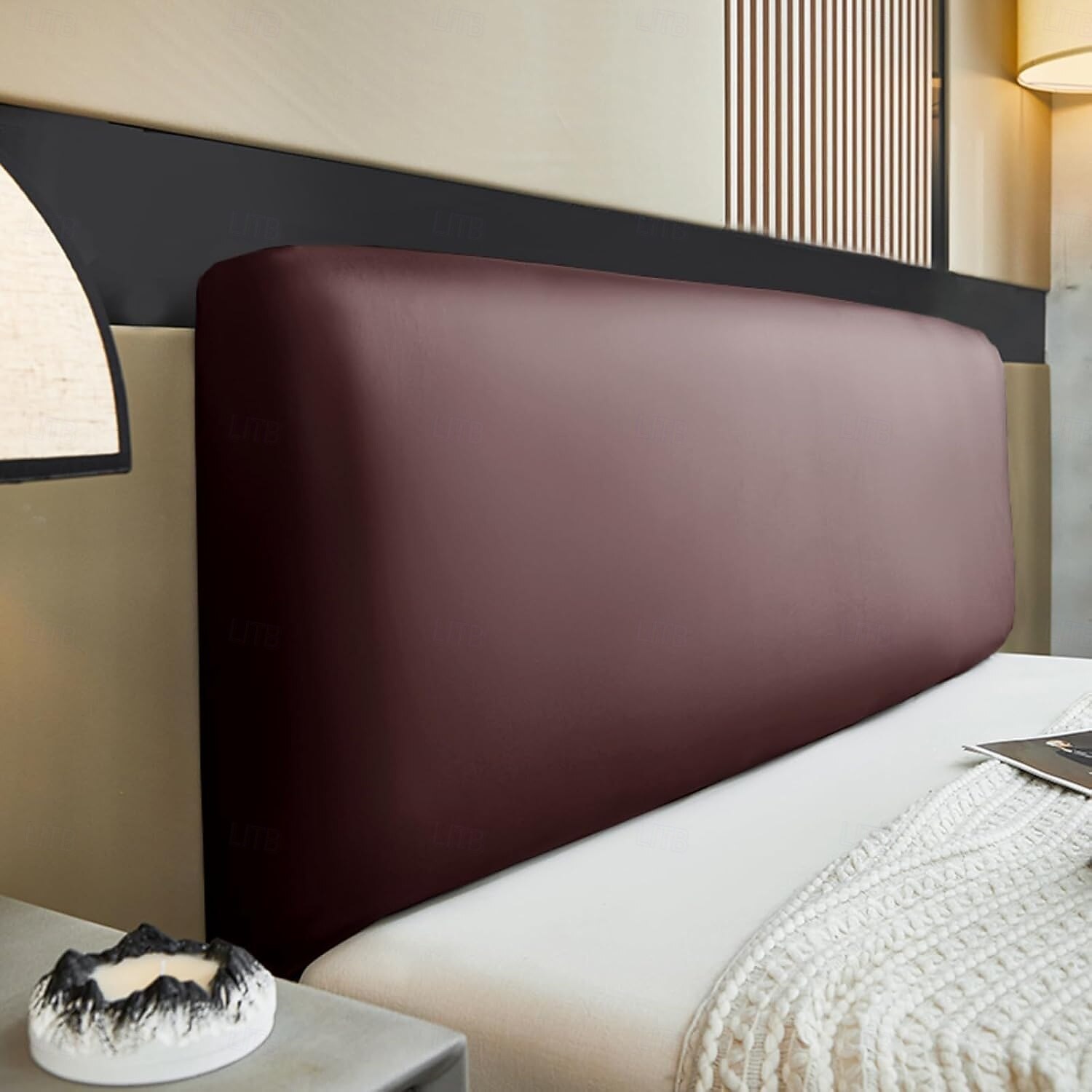 PU Bed Headboard Cover Slipcover Waterproof Stretch Headboard Cover Thicken Dustproof Protector Cover for Home Decor Washable 2026 - $41.99 –P3