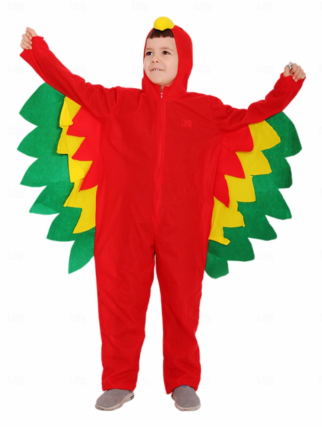 Coda di fata Animale Pappagallo Uccello Pirata Polly Pigiama Kigurumi Tutine Cosplay Ragazzi Ragazze Bambini Performance Vestirsi in modo educativo Vestiti per eventi scolastici Halloween Carnevale del 2025 a kr.377 –P3