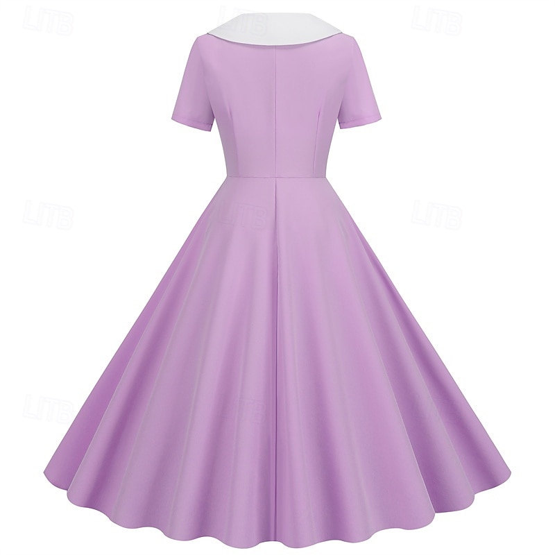 Retro Vintage 1950s Dress Swing Dress Women's Carnival Masquerade Daily Wear Bachelorette Party Adults' Dress Homecoming Dresses 2025 - $25.99 –P18