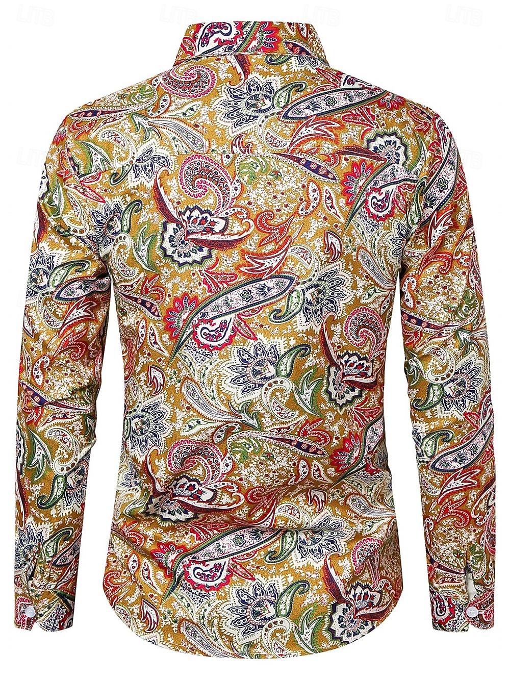 Ρετρό / Βίντατζ Δεκαετία '70 Πουκάμισο Χίπισσα Λαχούρι Φανταχτερή Φόρεμα Ανδρικά Πάρτι Καθημερινά Ρούχα Παρέλαση Υπερηφάνειας Ενηλίκων Πουκάμισο 2026 - $21.99 –P7