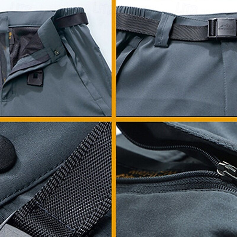 Herren Cargohosen Wanderhose Wanderhosen Taktische Hosen Militär Außen Regular Fit Atmungsaktiv Dehnbar Hosen / Regenhose Schwarz Armeegrün Jagd Klettern Camping / Wandern / Höhlenforschung M L XL 2025 - $29.59 –P4