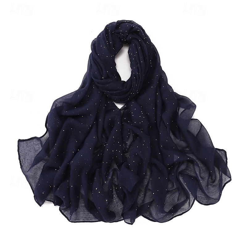 mode simple bali gaze ciel étoilé forage chaud longue écharpe respirante douce femme foulard écharpe cape extérieur de 2025 ? $21.99 –P21