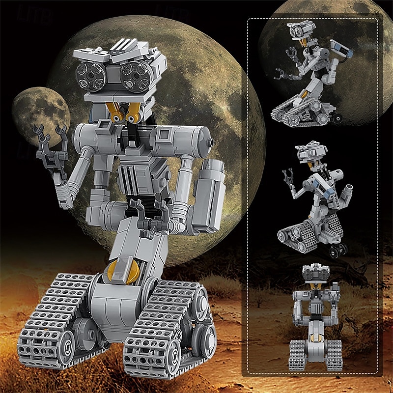 johnny 5 robotbyggesett johnny five robotmodellstamme og pedagogisk gavesett for gutter 8-14(313 stk) 2025 - $25.99 –P3