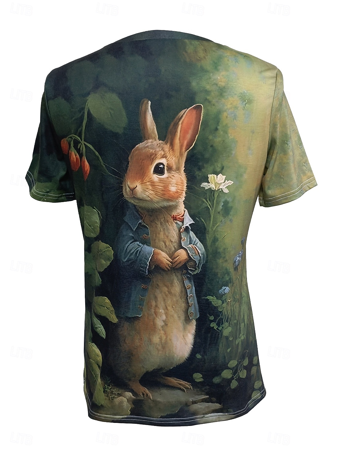 Paște Pentru femei Tricou Animal Casual Manșon scurt Rotund Topuri obișnuite Zilnic Imprimeu Trifoi Vară Primăvară 2025 - $19.99 –P3