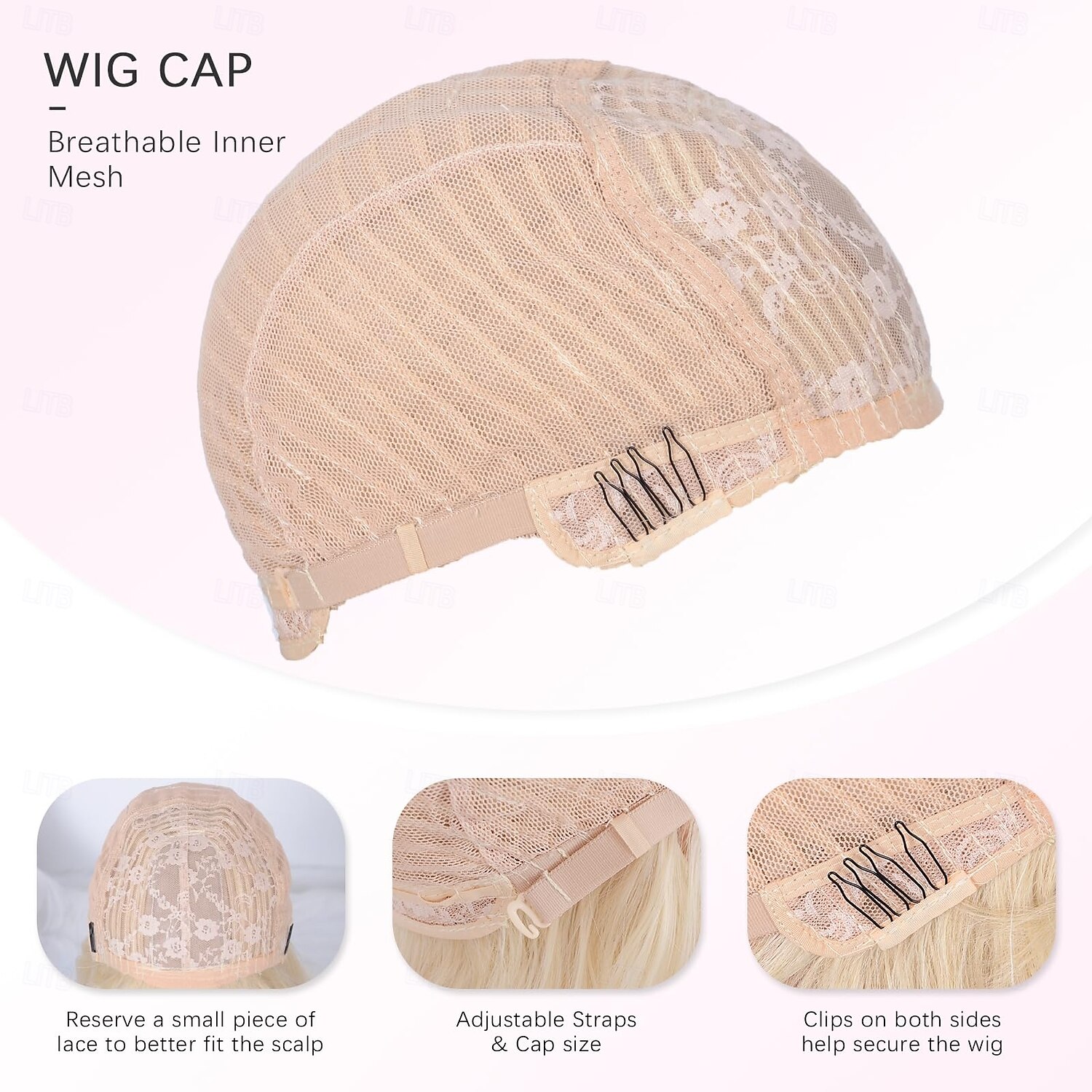 Synthetische pruiken Golvend Middelste stuk Pruik Blond Lang Blond Synthetisch haar Dames Cosplay Zacht Feest Blond Rood Wit 2025 - $26.99 –P6