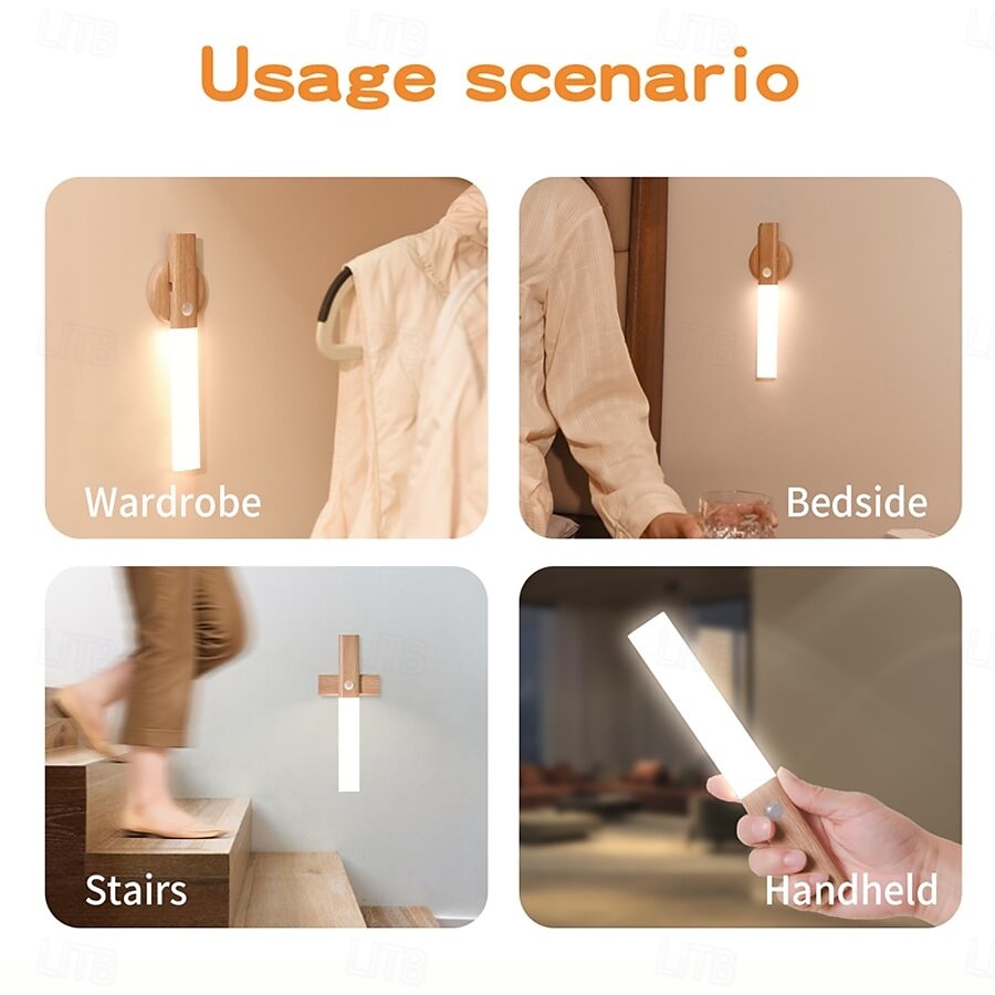 Portable Power Bar Light Wall-Mounted Motion Sensor Night Light Minimalist Romantic Handheld Atmosphere Lighting for Indoor and Outdoor Use 2025 - $19.49 –P6