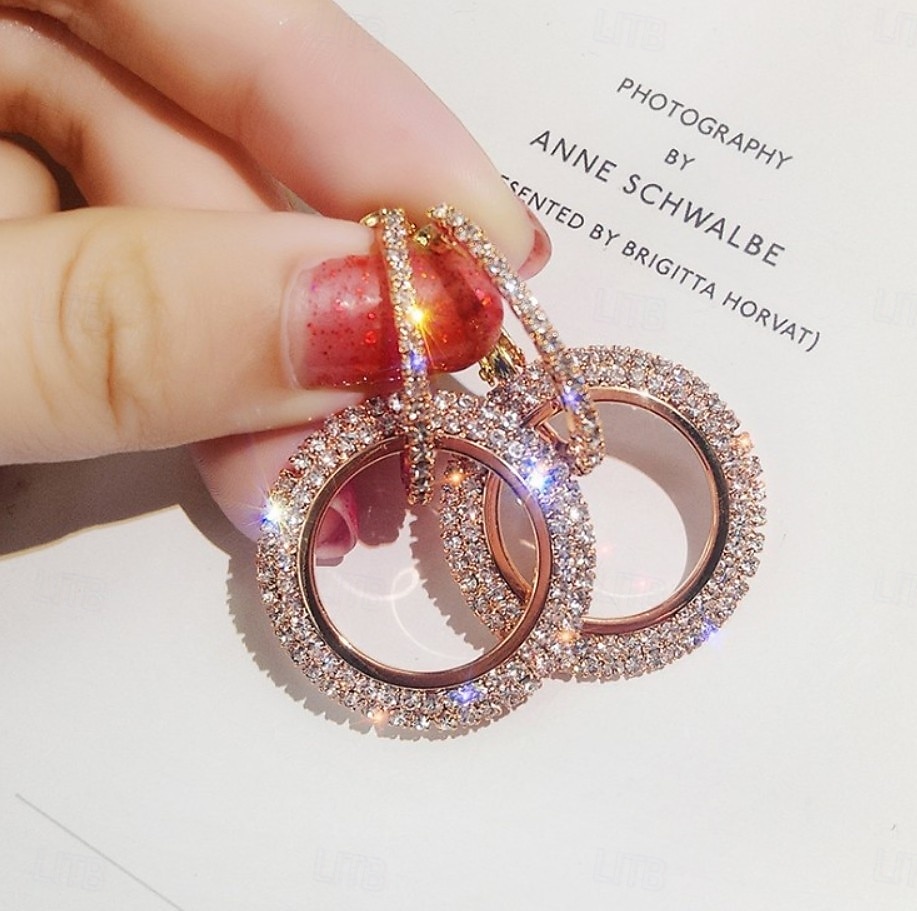 Pentru femei Cercei Extravagant Bucurie Stilat cercei Bijuterii Argintiu / Roz auriu / Auriu Pentru Petrecere 2025 - $13.99 –P1