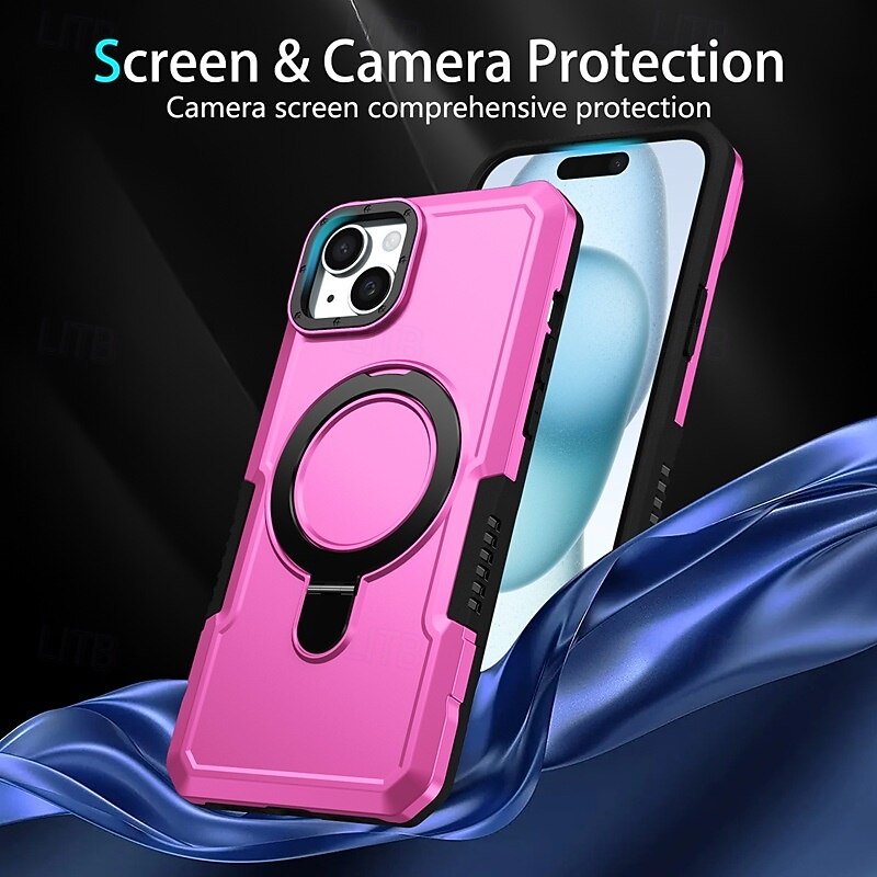 2025年 電話 ケース 用途 iPhone 16 15 14 Pro Max Plus 13 12 11 Pro Max バックカバー スタンド付き 耐衝撃 レトロ風 TPU コレクション – $12.99 –P4