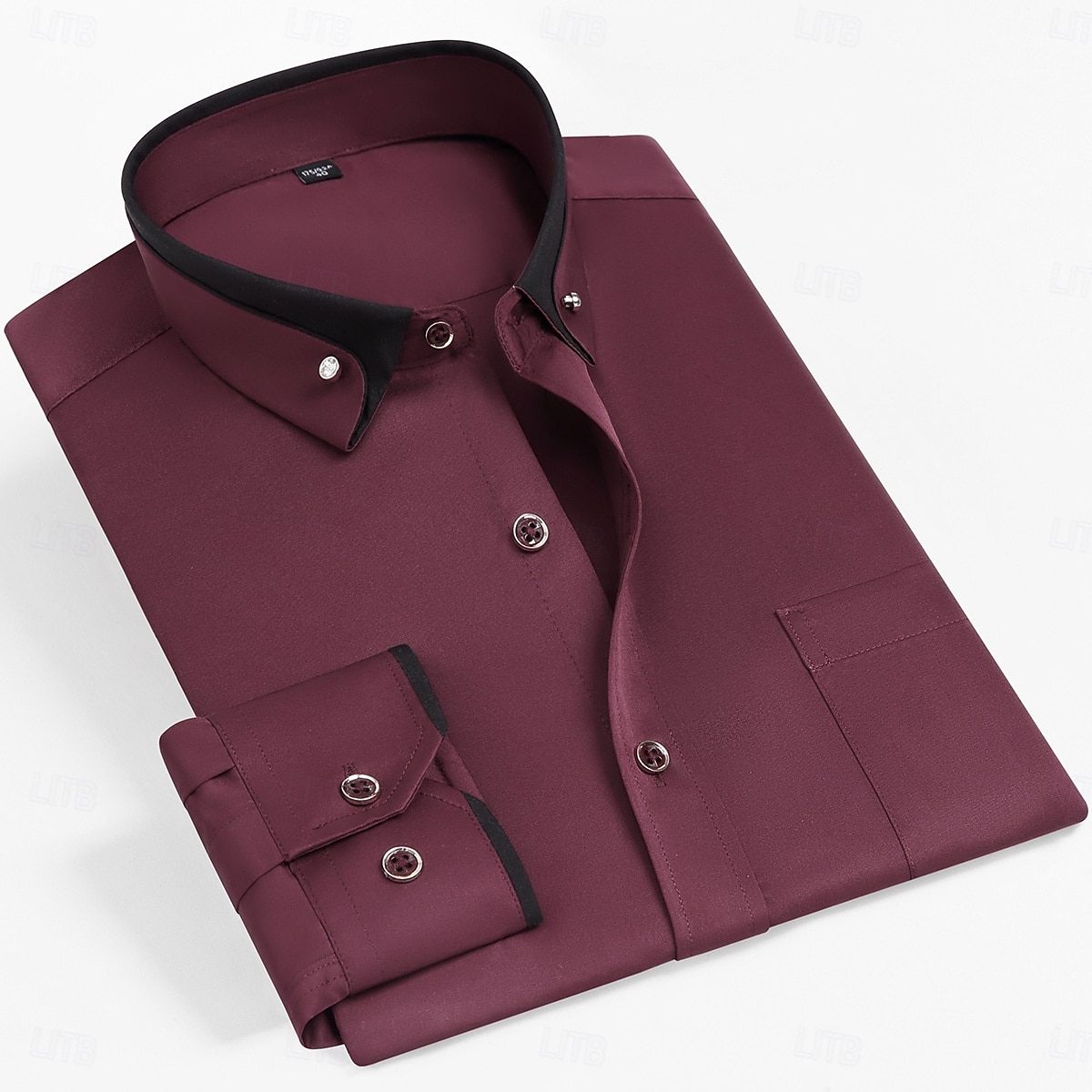 Per uomo Camicie Camicia abbottonata Resistente alle rughe Matrimonio Esterno Blu chiaro Nero Bianco Rosa Manica lunga Estate Primavera Abbigliamento del 2025 a $26.99 –P10