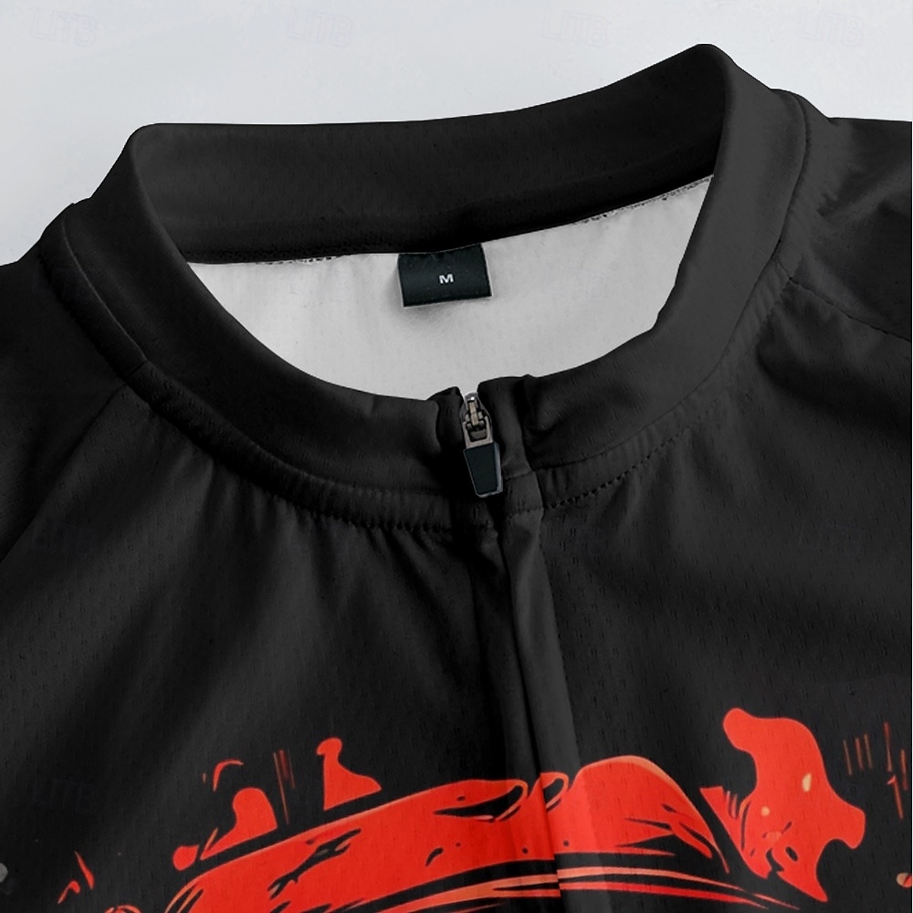 Муж. Велокофты и велошорты Мультипликация С короткими рукавами Велоспорт Наборы одежды с 3 задними карманами Горные велосипеды Шоссейные велосипеды 2025 - $47.99 –P1