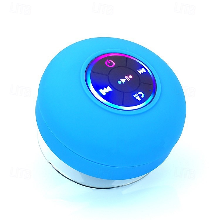 רמקול עמיד למים ipx4 רמקול אלחוטי נייד עם כוס יניקה usb נטענת למסיבות נסיעות לשירותים בבית ובחוץ (כוסות היניקה חייבות להיות על משטח חלק כדי להשתמש בהן) 2025 - $19.99 –P4