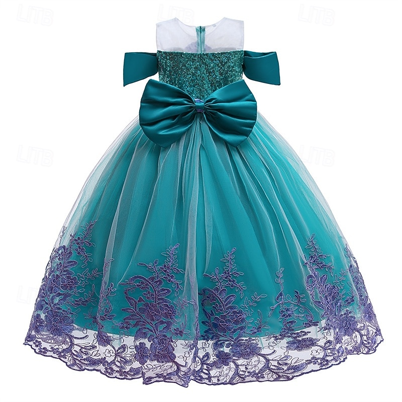 kinderkleidung Mädchen Kleid Farbblock Ärmellos Leistung Outdoor Gitter bezaubernd Kostüm Polyester Maxi Casual kleid A Linie Kleid Tüll-Kleid Sommer Frühling 4 Jahre + Blau Purpur 2025 - $30.99 –P11