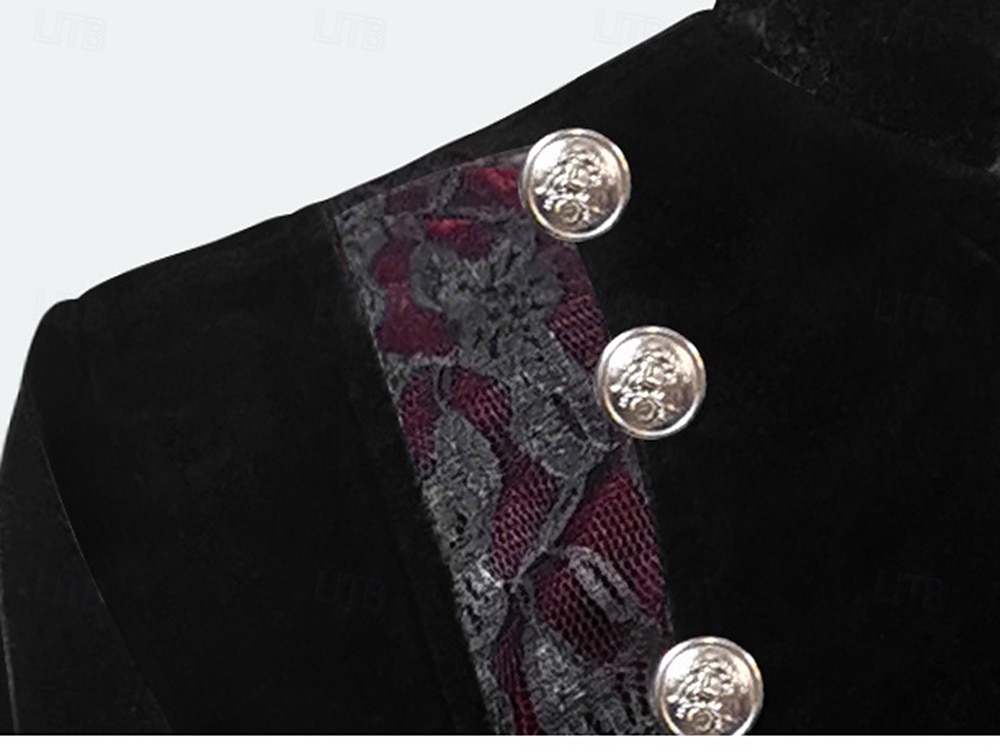 Punk y gótico Medieval Steampunk Abrigo Baile de Máscaras Vampiros Doctor de plaga Hombre Real Steampunk Carnaval Mascarada Fiesta Adulto Chaqueta 2025 - $44.99 –P6