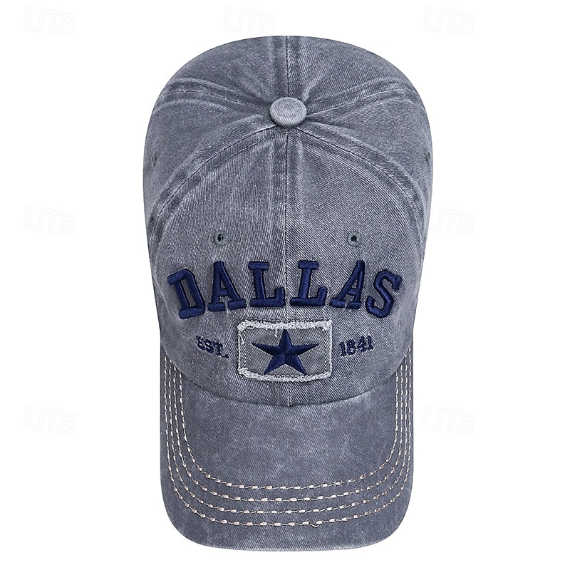 Herren Cap Basecap Sonnenhut Kappe Schwarz Wein Baumwolle Bestickt Modisch Brautkleider schlicht Täglich Wochenende Buchstabe Solide / einfarbig Einstellbar Sonnenschutz Atmungsaktiv 2025 - $7.49 –P5