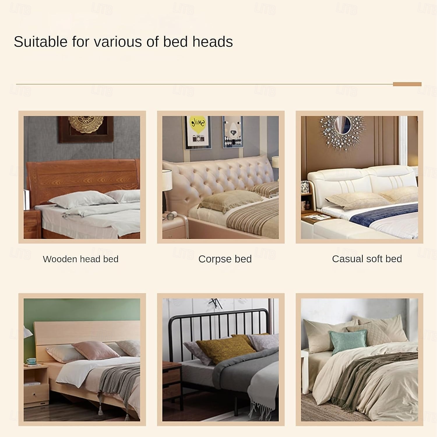 PU Bed Headboard Cover Slipcover Waterproof Stretch Headboard Cover Thicken Dustproof Protector Cover for Home Decor Washable 2026 - $41.99 –P1