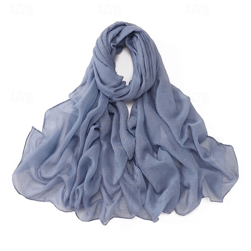 mode simple bali gaze ciel étoilé forage chaud longue écharpe respirante douce femme foulard écharpe cape extérieur de 2025 ? $21.99 –P29
