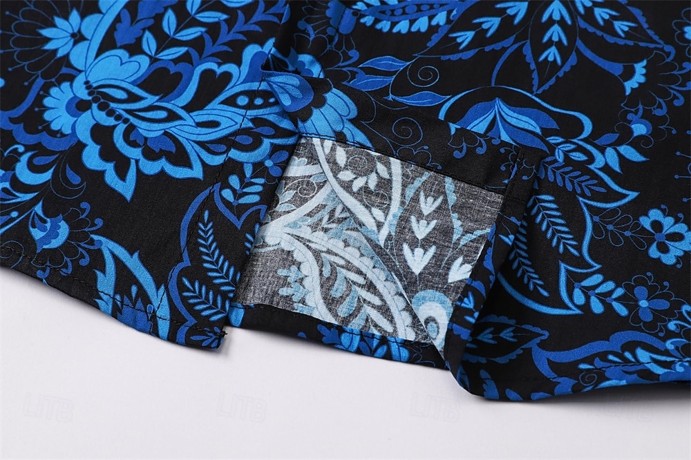 Retro 70. léta Tričko Aloha košile Hippie Kašmírový vzor Pánské Dovolená Párty Pride Parade Dospělé Tričko 2025 - $20.99 –P14