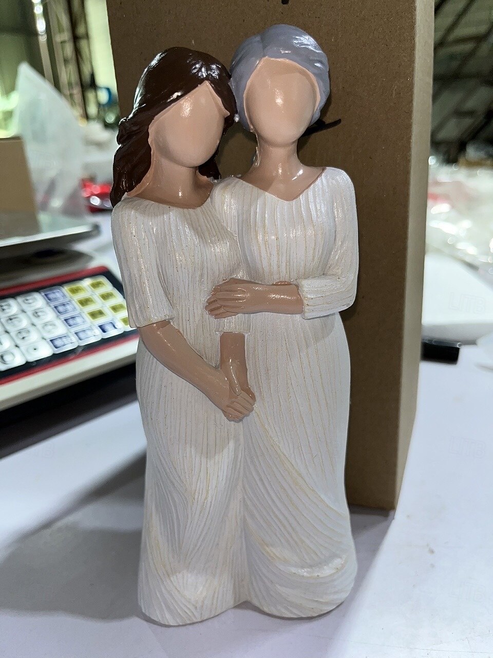 varig vennskap harpiks hjerte-søster statue - perfekt for jul, takksigelse, valentinsdag, morsdag  & konfirmasjonsgaver 2025 - $20.99 –P11