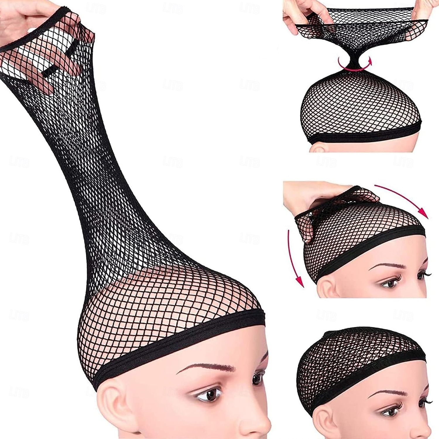 peruca marrom claro com franja longa ombre perucas onduladas para mulheres brancas, cabelo sintético branco acinzentado resistente ao calor, natural melhores perucas para halloween/natal/cosplay/festa de 2025 por $28.99 –P3