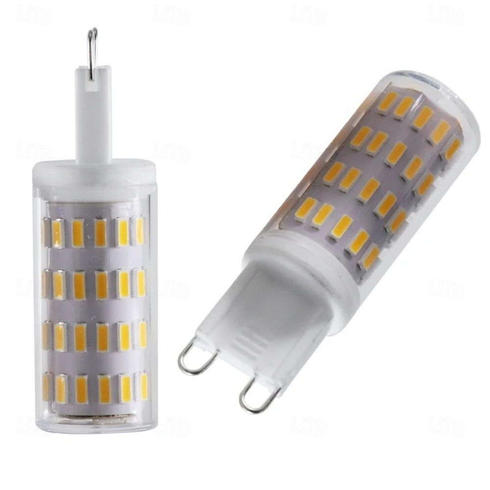 g9 led maispærer dimbare 5w 12v/24v ac/dc – 63led 4014 for lysekrone, rv, campingvogn, marine 4stk 2025 - $28.99 –P3