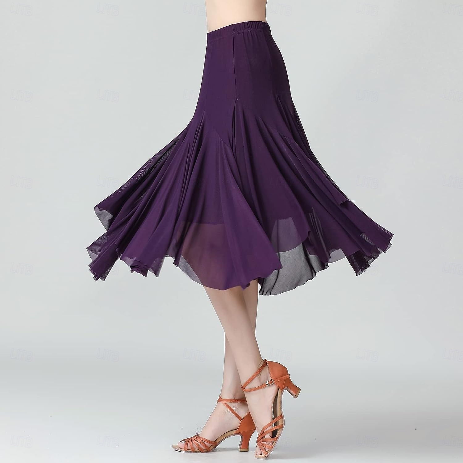 gonna da ballo da sala da donna lunga swing valzer latino salsa danza del ventre flamenco costume del 2025 a $47.99 –P4