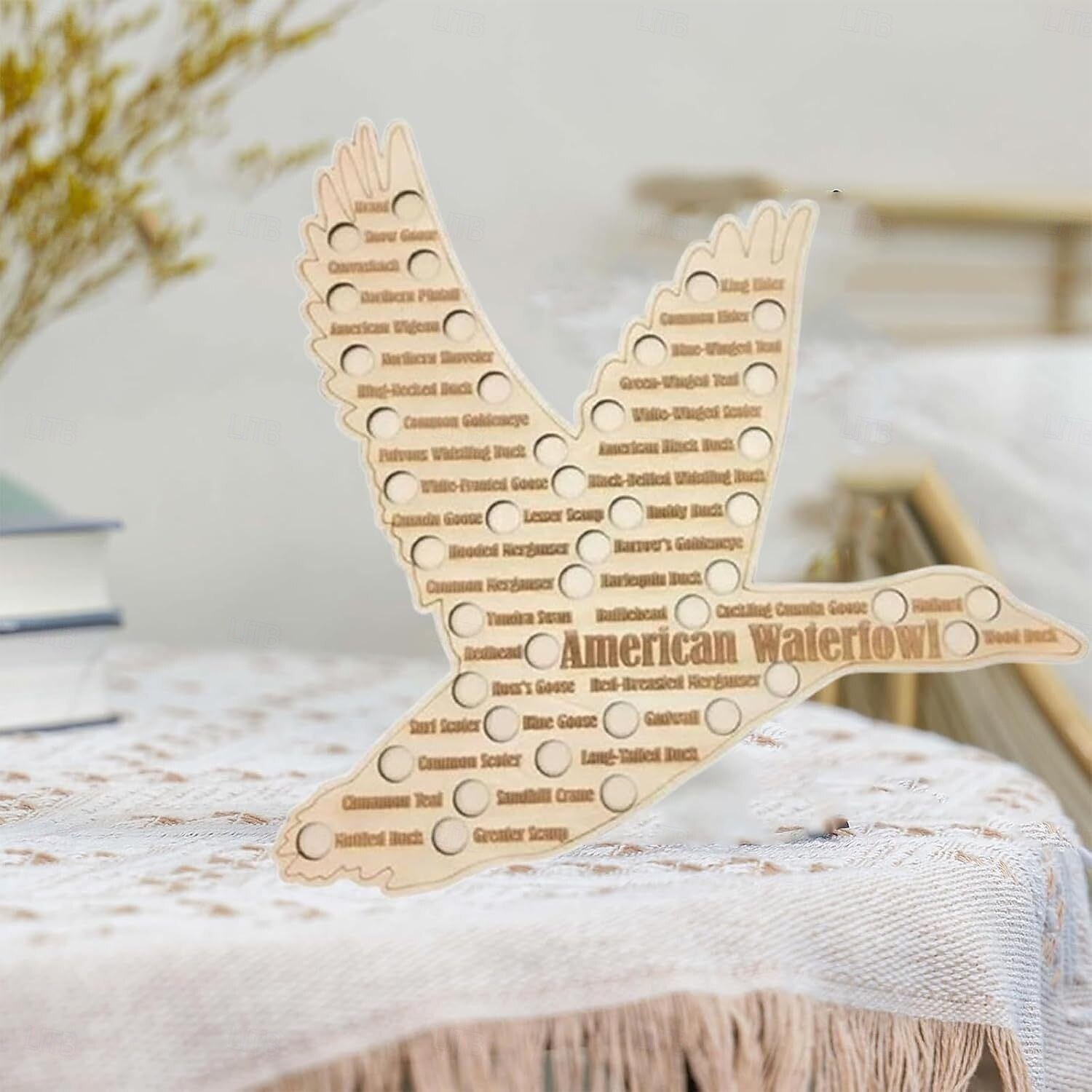 American Waterfowl Duck hunting gift for men, Waterfowl hunting decor sign, Engraved wood hunters harvest log, Tracking journal 2025 - $10.99 –P7