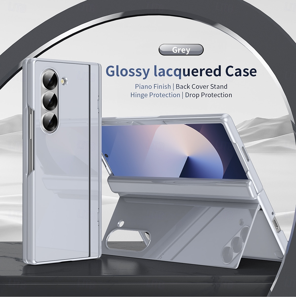 telefono Custodia Per Samsung Galaxy Piega a Z 6 Z Fold 5 Z Fold 4 Z Fold 3 Per retro Con supporto Resistente agli urti Retrò PC del 2025 a $33.99 –P3