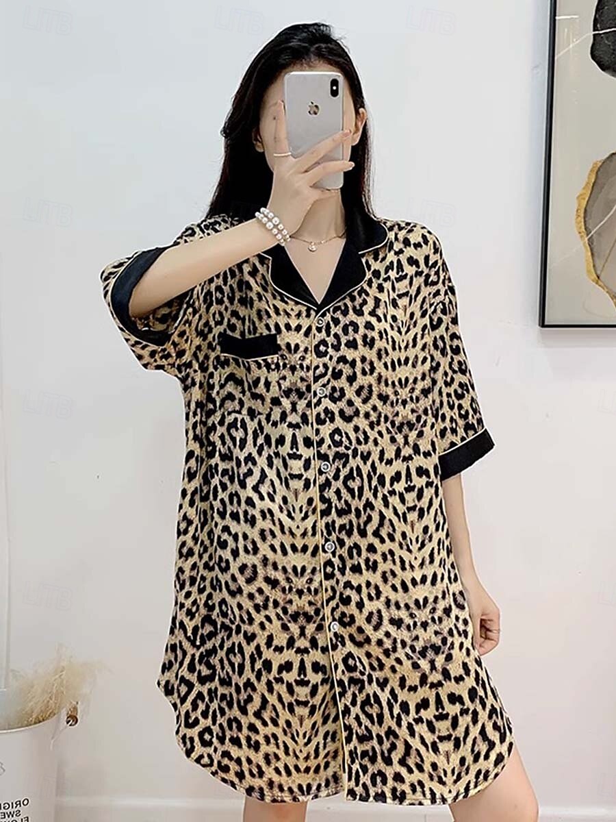 Mujer Pijamas Activo Hogar Cuello Barco HZX-9616 Verano Primavera 2025 - $21.99 –P1