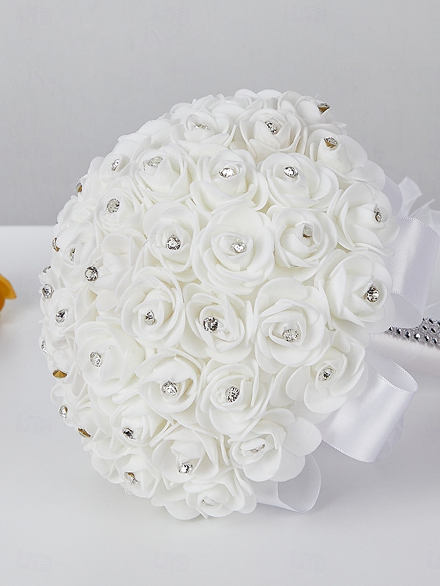 Flores en la muñeca para bodas Ramos Boda  Evento  Fiesta PVC (Policloruro de vinilo) Estilo de flor 2025 - $95.99 –P1