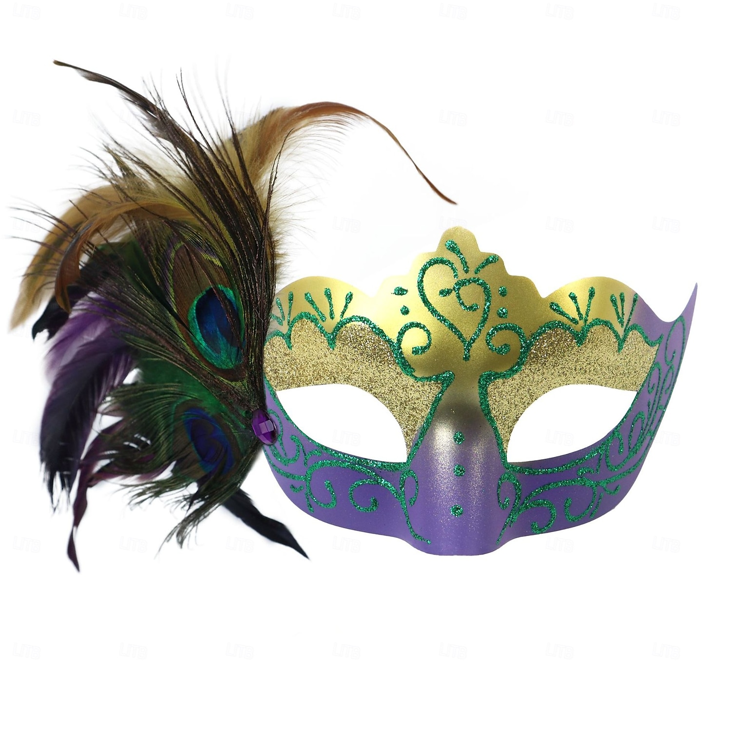 Karnevalová maska Maska Halloween rekvizity Dospělé Dámské Poloviční obličej Výkon Párty Plesová maškaráda Karneval Mardi Gras Jednoduchý karnevalový kostým 2025 - $20.99 –P9