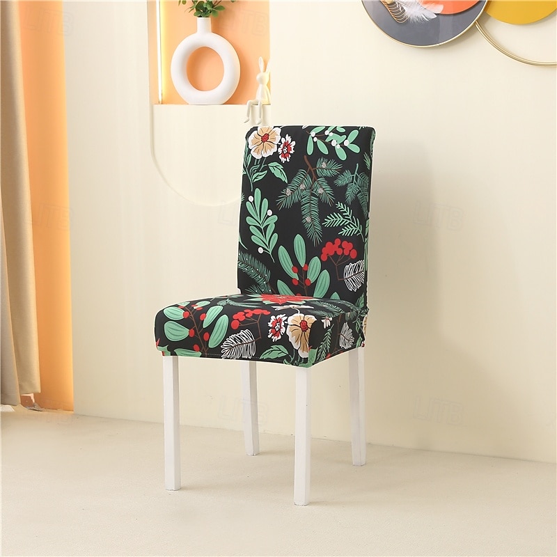 Funda para silla de comedor, súper ajustada, elástica, extraíble, lavable, corta, funda protectora para silla de comedor, funda para asiento para hotel, comedor, ceremonia, banquete, fiesta de bodas 2025 - $14.49 –P11