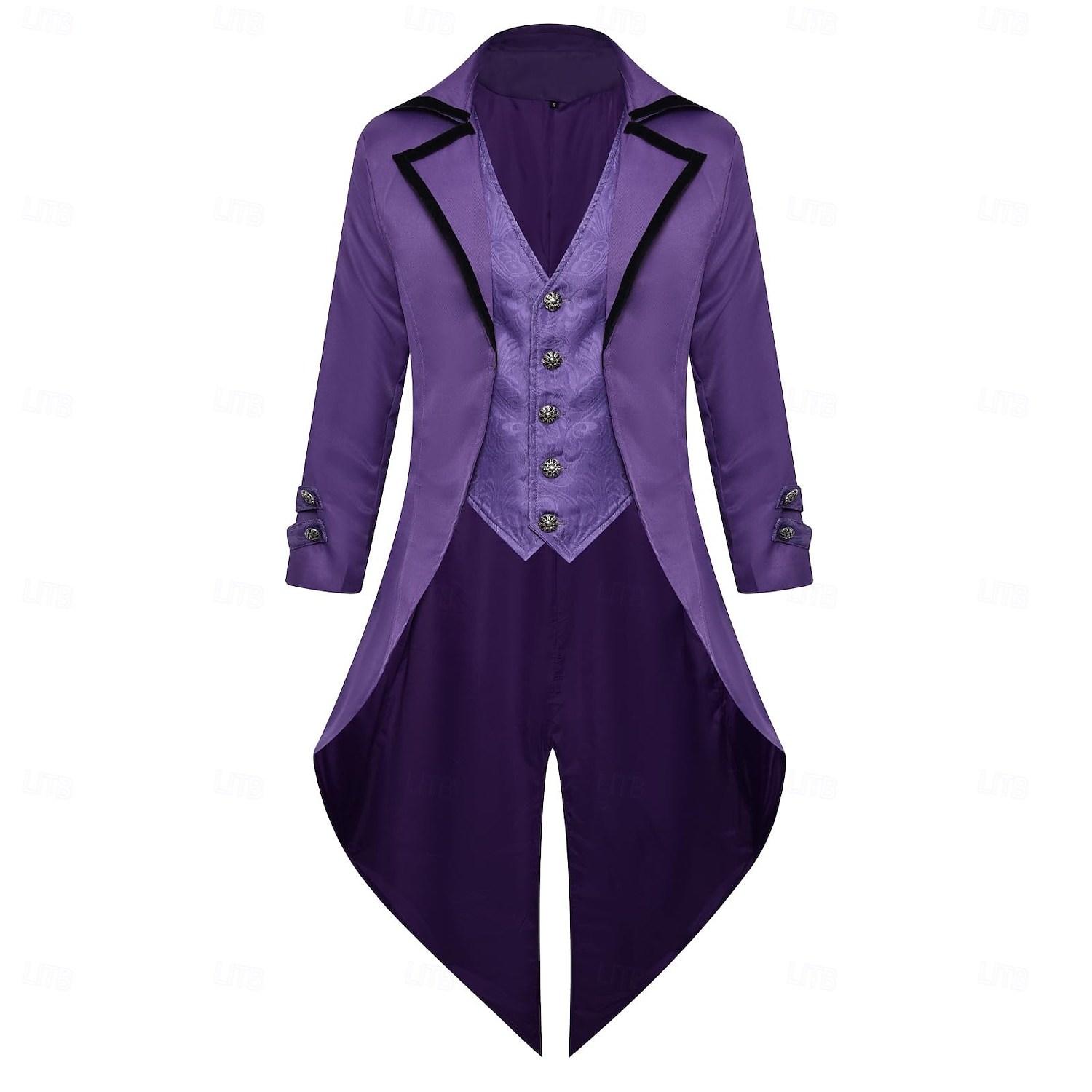 Punk & Gothic Medieval Steampunk Coat Masquerade Vampire Plague Doctor Men's Steampunk Carnival Masquerade Party Adults' Coat 2025 - $35.99 –P4