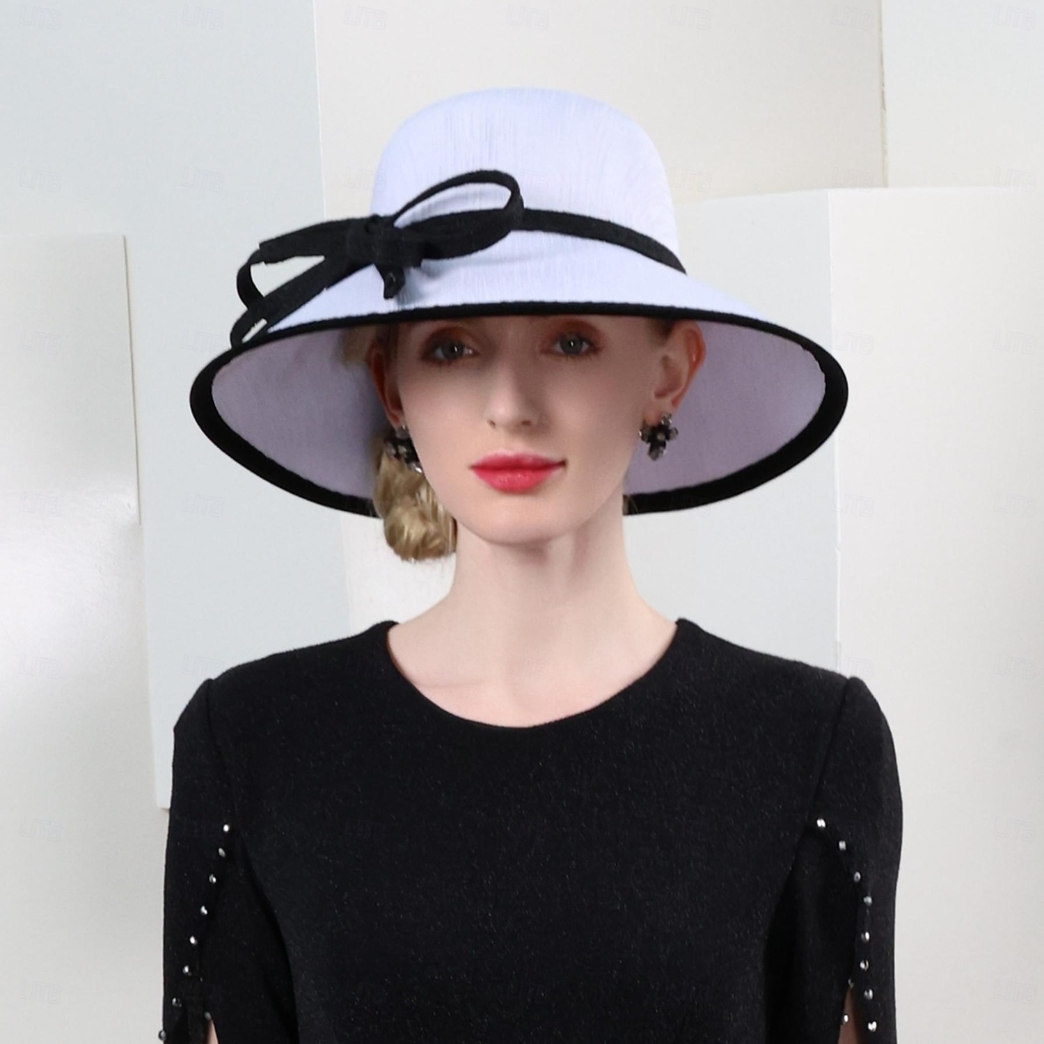 Hats Fiber Bowler / Cloche Hat Sun Hat Wedding Tea Party Elegant Wedding With Bowknot Headpiece Headwear 2026 - $57.99 –P3