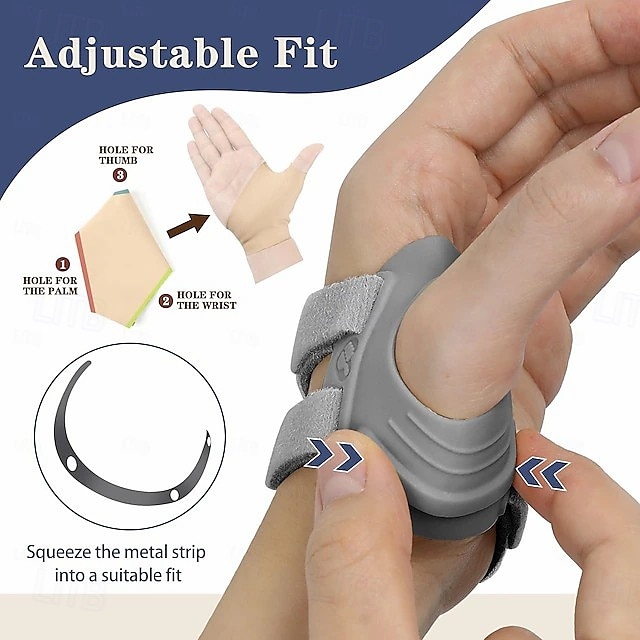Attelle de pouce cmc - Attelle de pouce confortable pour les douleurs articulaires cmc, l'arthrose, les tendinites, l'arthrite, attelle d'arthrite du pouce articulaire cmc pour femme & Hommes de 2025 ? $22.99 –P1
