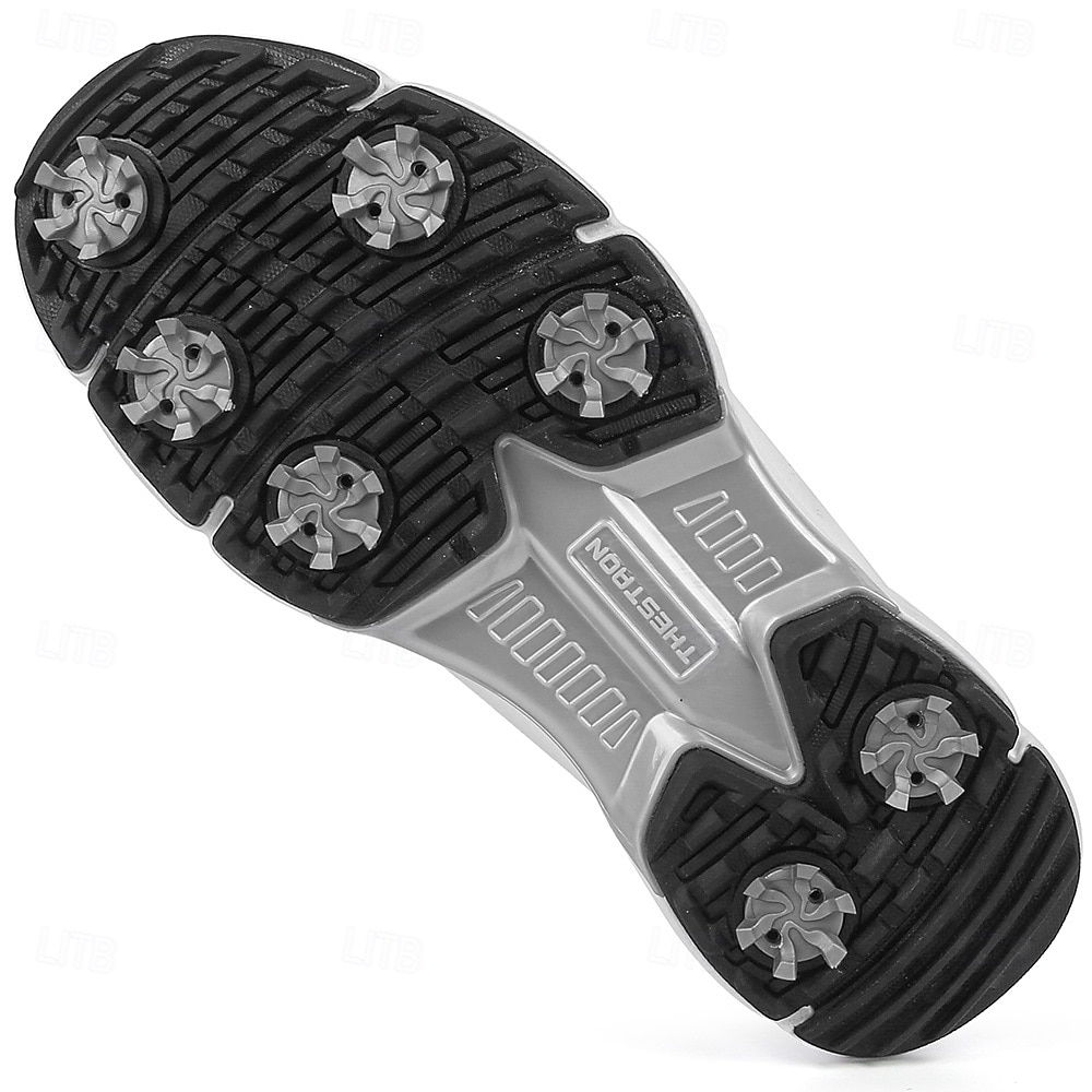 weiße Golfschuhe für Herren mit Reißverschluss, atmungsaktivem Obermaterial und gepolsterter Sohle für Komfort und Leistung auf dem Platz 2025 - $89.99 –P9