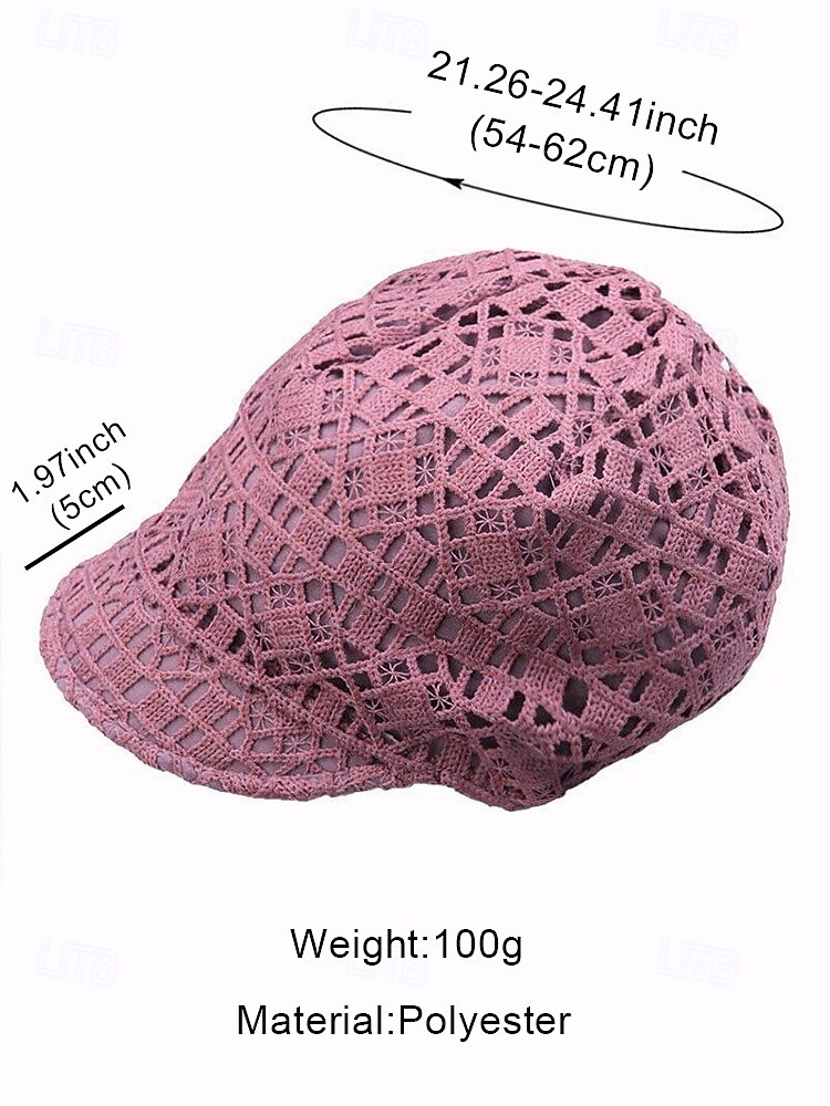 Women's Crochet Sun Hat with Lace Design | Stylish Lightweight Hat for Summer | Perfect for Outdoor Activities and Casual Wear 2026 - $18.99 –P9