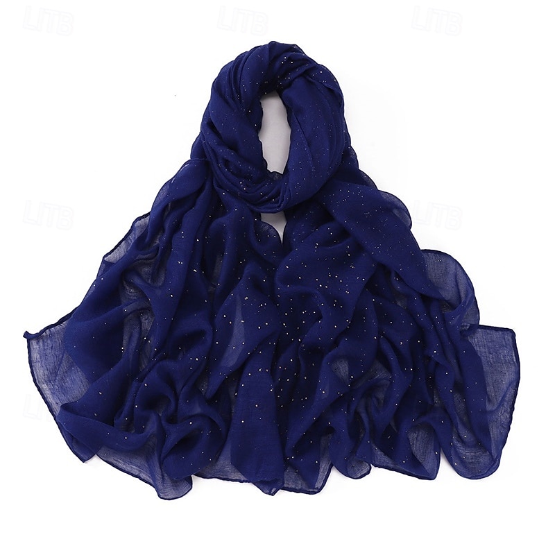 mode simple bali gaze ciel étoilé forage chaud longue écharpe respirante douce femme foulard écharpe cape extérieur de 2025 ? $21.99 –P23