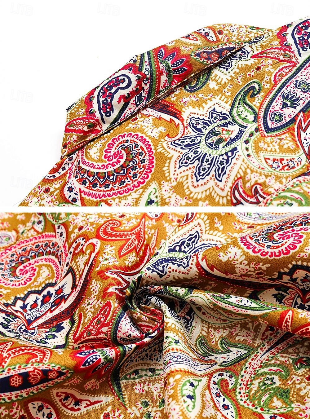 Ρετρό / Βίντατζ Δεκαετία '70 Πουκάμισο Χίπισσα Λαχούρι Φανταχτερή Φόρεμα Ανδρικά Πάρτι Καθημερινά Ρούχα Παρέλαση Υπερηφάνειας Ενηλίκων Πουκάμισο 2026 - $21.99 –P9