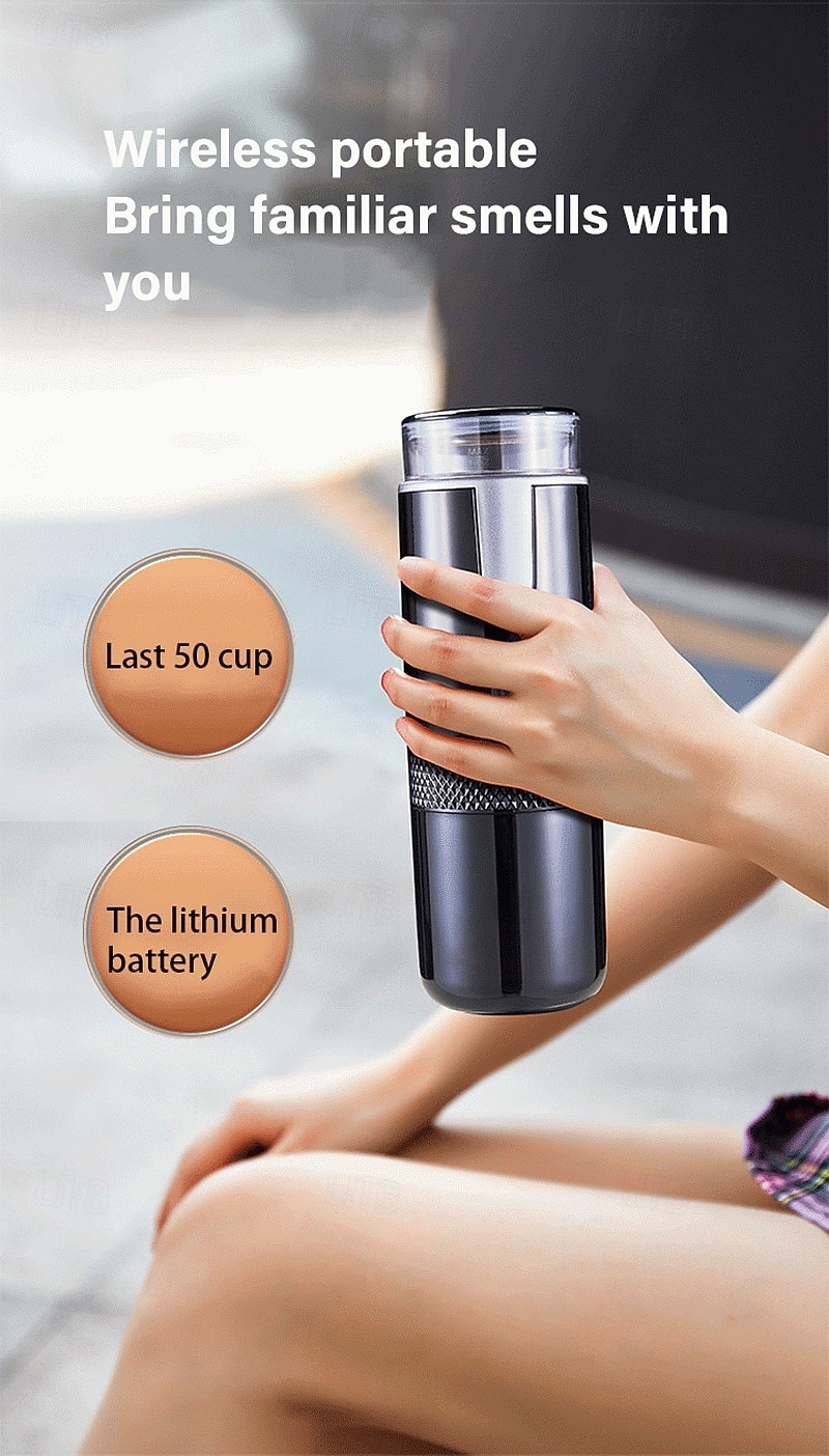 160ML Mini Wireless Portable Electric Capsule Coffee Machine Black 1200mAh USB Charging Outdoor Business Travel Car Coffee Maker 2025 - $44.99 –P4