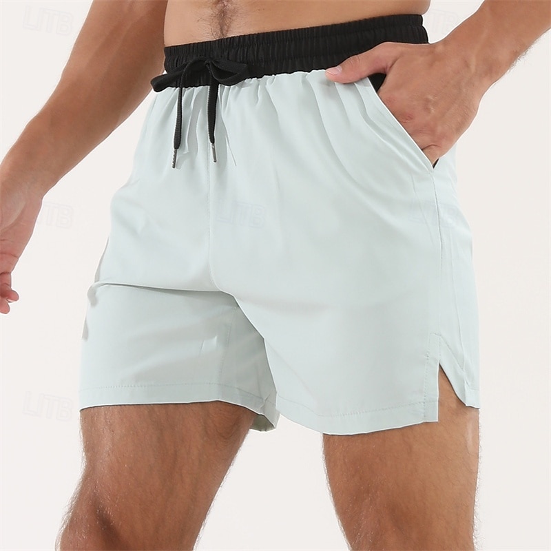 Homens calções atléticos Shorts de moletom Shorts de Corrida Shorts de Academia Bolsos Com Cordão Cintura elástica Tecido Conforto Curto Esportes Diário Para Noite Moda Casual Verde Claro Vermelho de 2025 por $18.99 –P1