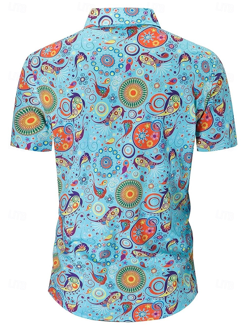 Retró 1970-es évek Ing Aloha ing Hippi Bohém Férfi Vakáció Parti Pride Parade Felnőttek Ing 2025 - $20.99 –P5
