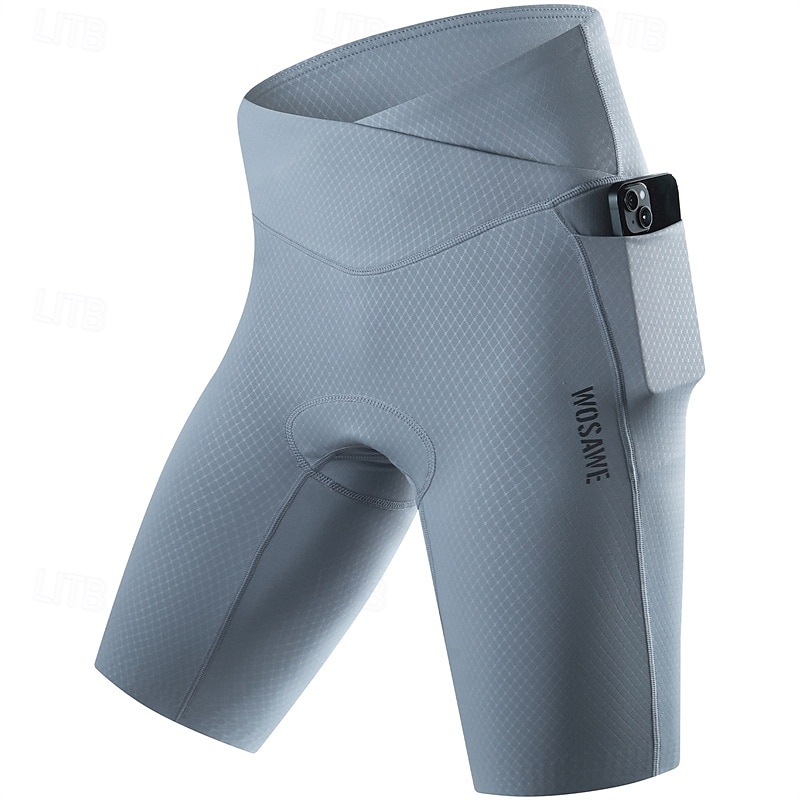 WOSAWE Homens Calções de bicicleta Bermudas Acolchoadas Para Ciclismo Moto Calção Shorts acolchoados / camurça Assenta Relaxadamente Esportes Respirável Secagem Rápida Confortável Preto Azul Roupa de 2025 por $49.59 –P17
