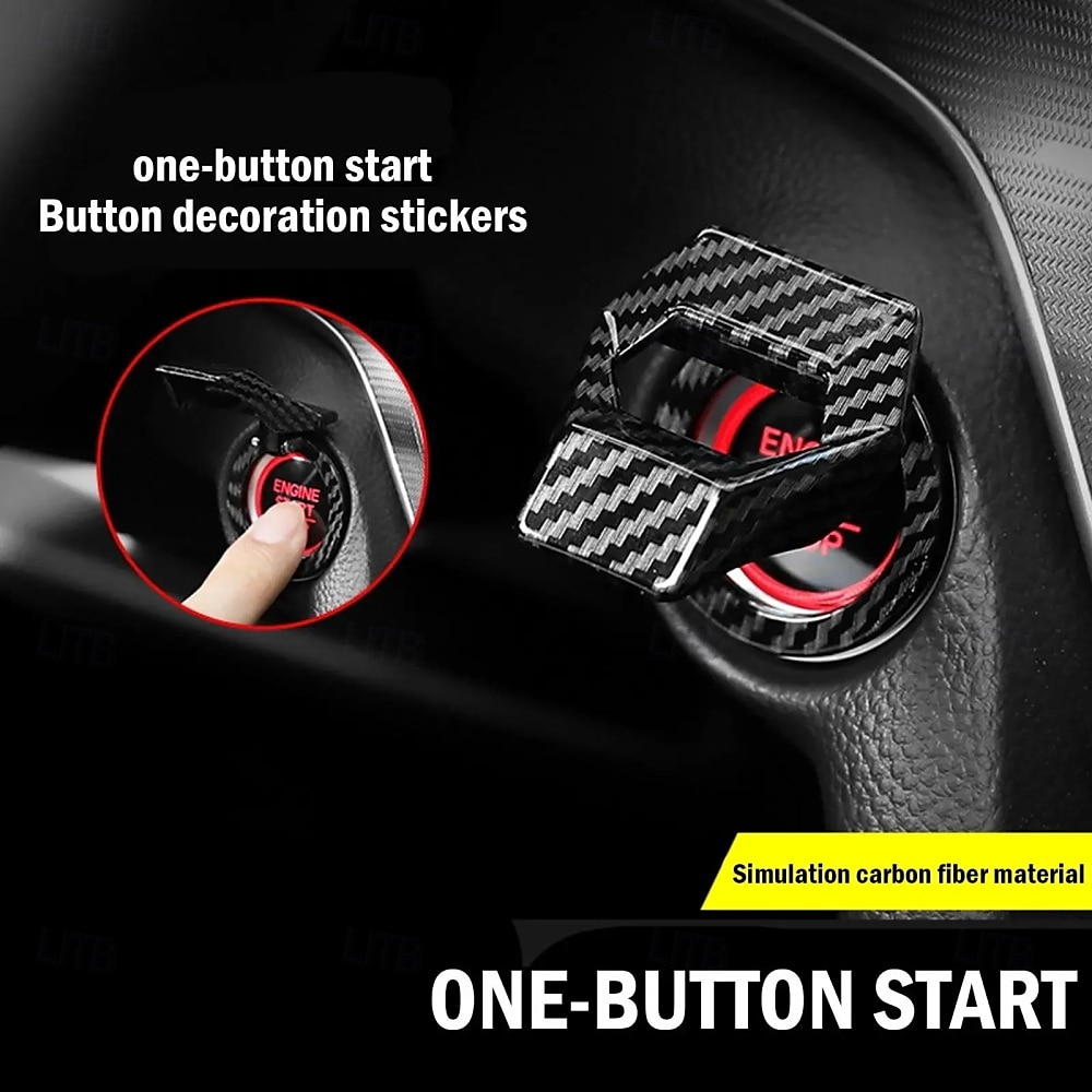 StarFire Car Engine Start Stop Switch Button Cover Ignition Anti-scratch Protection Decorative Car Auto Accessories Interior Car-Styling 2025 - $11.99 –P3
